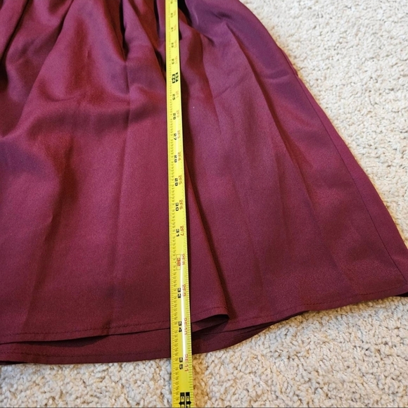 Maison Jules Burgundy Button-Front Mini Dress - Picture 4 of 4